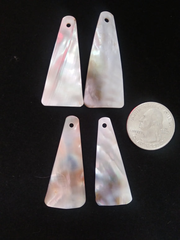 shell pendant triangle large