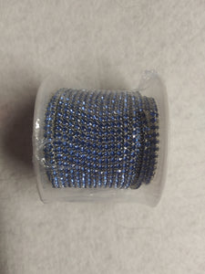 cupchain banding ss6 light sapphire rhinestone