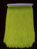 shawl fringe 12" chainette neon yellow