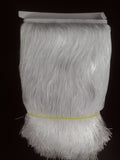shawl fringe 12" chainette white