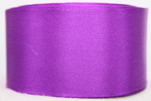 ribbon satin 2" violet purple
