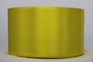 ribbon satin 2" yellow