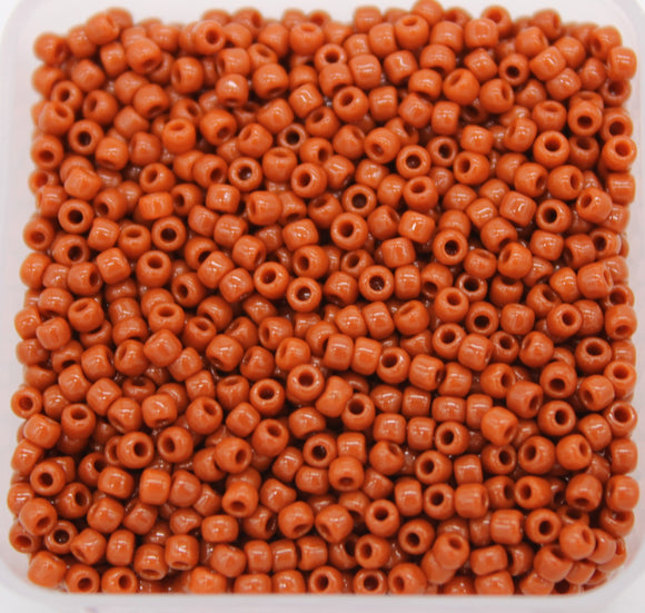 toho seed beads size 11 opaque brown 46L