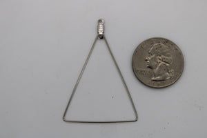 earring hoop triangle