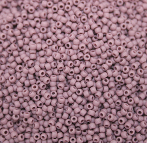 toho seed beads size 11 matte dark purple 52f