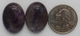 Stone cabochons amethyst small oval #1