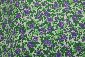 calico purple flowers