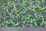 calico purple flowers