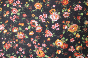 country floral black