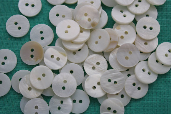 button white shell 2 hole