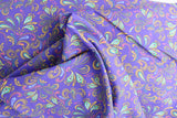 abstract floral purple
