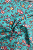 happy floral turquoise