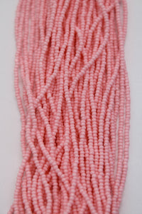 Czech size 13 charlotte true cut pink sol gel