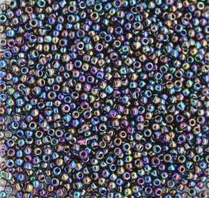 toho seed beads size 11 metallic iris AB