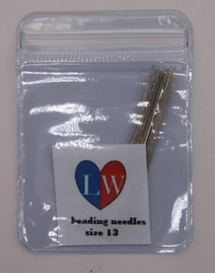 beading needles size 13