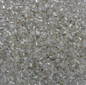 toho seed beads size 11 silver lined clear crystal